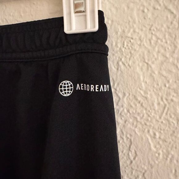 Adidas Kids Black Track Pants - Picture 9 of 11